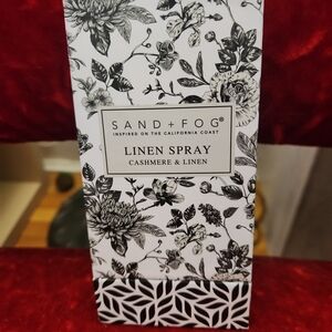 SAND + FOG Black and White Linen Spray